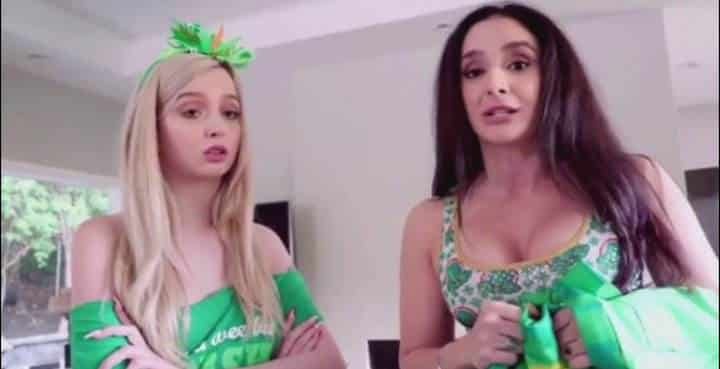 xxxฝรั่ง พี่สาวจับน้องชายเย็ดสวิงกิ้ง Lexi Lore & Sheena Ryder 1