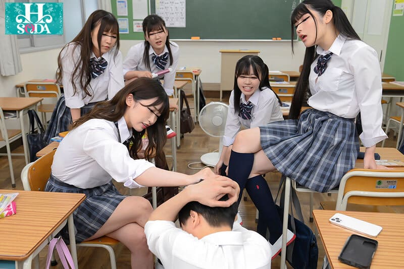 หนังโป๊ญี่ปุ่น หยุดเวลาทั้งทีเย็ดฟรีทั้งห้องเรียน HSODA-004 2
