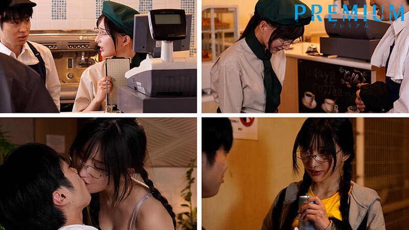 porn av เย็ดสาวแว่นรุ่นน้องพาร์ทไทม์ร้านกาแฟ PRED-721 1